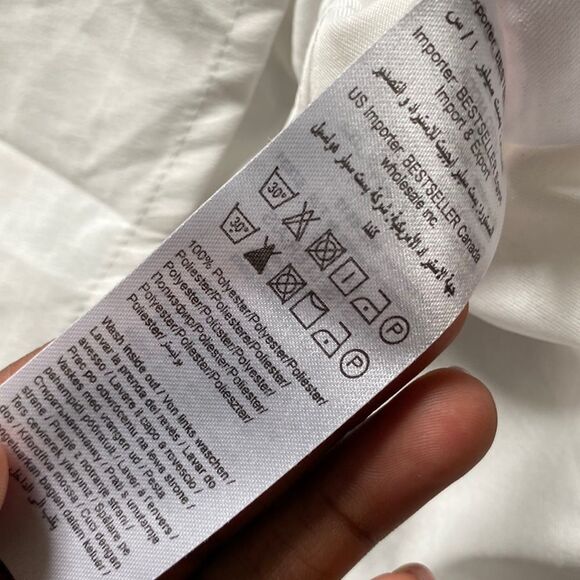 Vero Moda Sonia White Mini Dress SIZE M - Picture 4 of 5